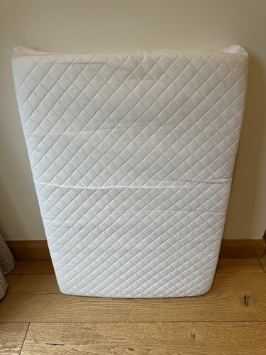 White quilted fabric mattress - quilted,