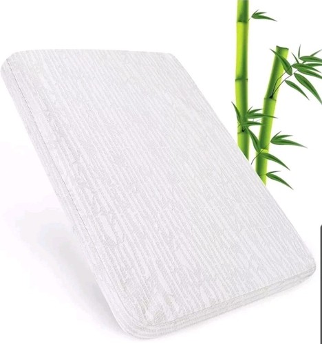 New bamboo travel cot mattress - bamboo,