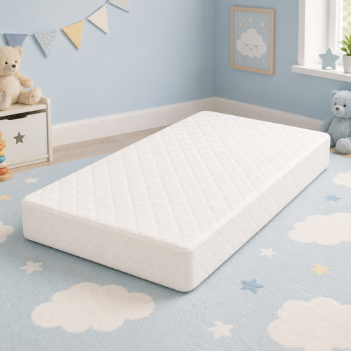 Baby cot bed - mattress, foam