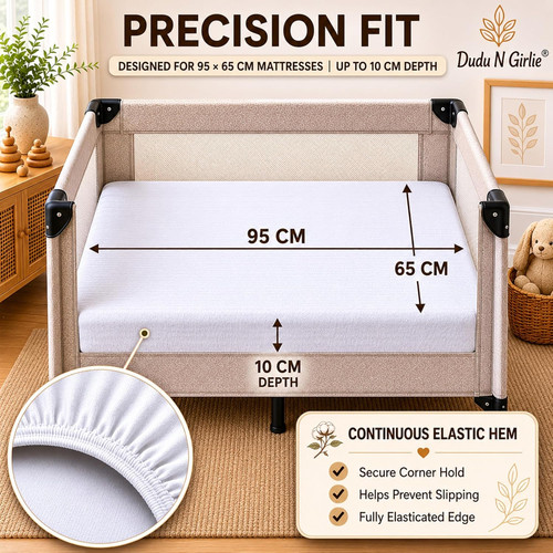 Travel cot mattress sheets - cot,
