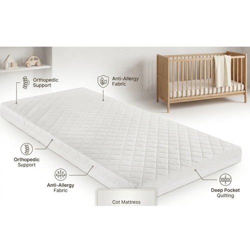 Extra thick travel cot foam - extra,